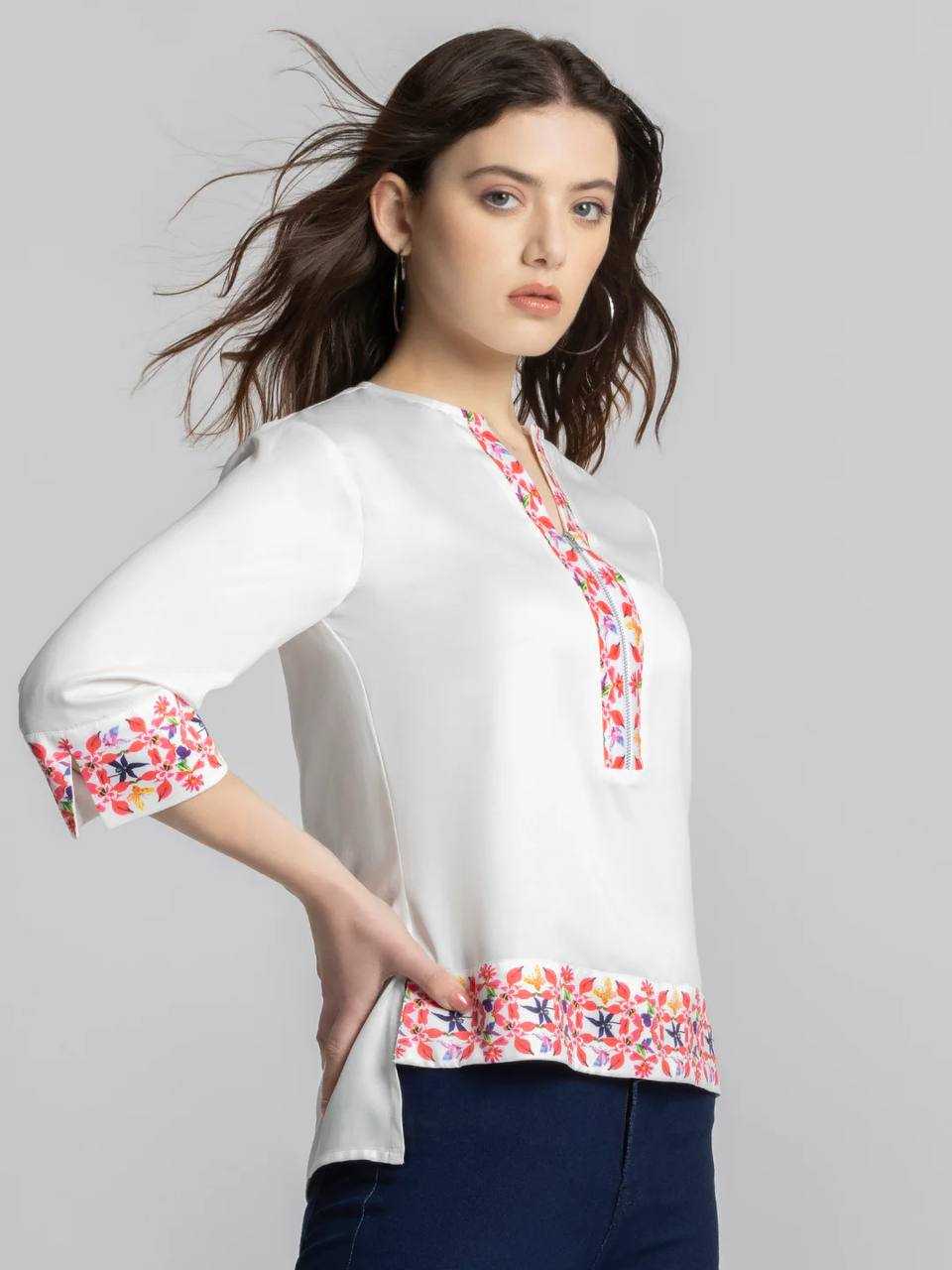 YNF COTTON SVC Reyon WESTERN WEAR WHOLESALE TOPS MANUFACTURER 